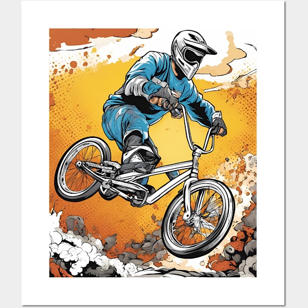 Bicycle Racing Wall Art by animegirlnft